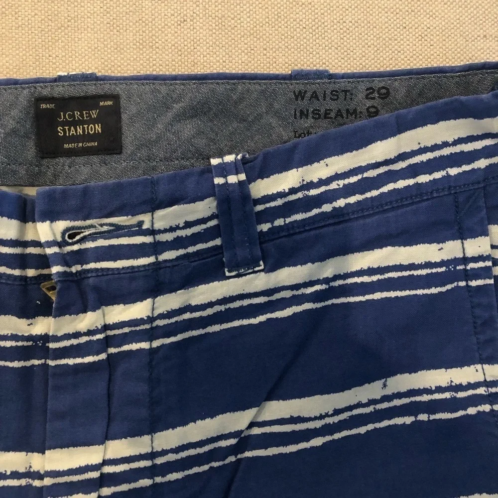 J. Crew Stanton Striped Shorts